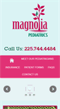 Mobile Screenshot of magnoliapediatrics.com